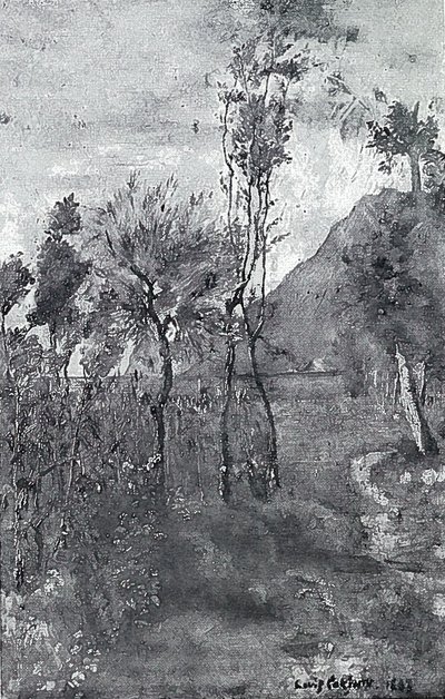 At Lake Garda by Lovis Corinth
